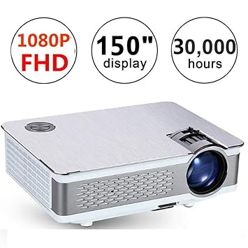 Proyector Portátil Cine En Casa Cine TV LCD Led 1080P Full HD HD ...