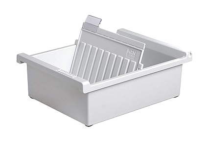 HAN 966-0-11, Karteitrog A6 quer, Innovatives, attraktives Design für 800 Karten, inklusive 1 Stützplatte mit Sichtreiter, li