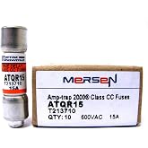 ATQR15 Mersen 600vac 15a amp-trap time delay Fuse