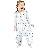 HOMEAL Toddler Sleep Sacks, 1.0 TOG, 12-24 Months, Sleeveless, Wearable Blanket