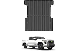 Cacartist Truck Bed Mat Custom Fit for Toyota Tundra 2022 2023 2024 2025 2026 CrewMax 5.5FT Accessories All Weather Waterproo