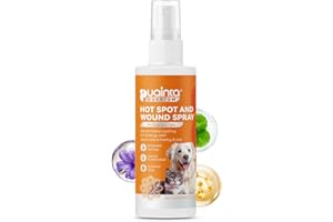 PUAINTA Hot Spot Spray for Dogs, Upgraded Quantum Silver Skin Spray for Dogs, Itch Relief and Hot Spot Treatment for Dogs, Supports Skin Infections and Irritations for All Animals, 2oz