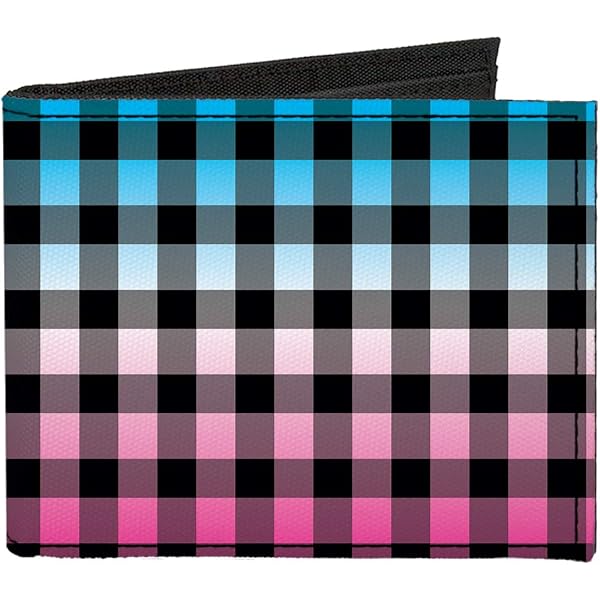 Buckle-Down Men's Canvas Bifold Wallet - Buffalo Plaid, 4.0" X 3.5", 5 Card Slots, Made In USA