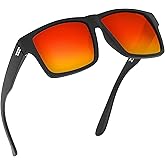 TOROE Classic RANGE TR90 Frame Polarized Unbreakable Sunglasses with Hydrophobic Coated Polycarbonate AR Lenses
