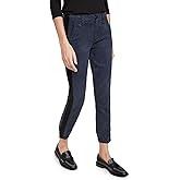 PAIGE Women's Mayslie Joggers, Navy/Black Velvet, 29