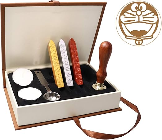 Amazon Fsalisa シーリングワックス シーリングスタンプ シーリング ワックス スタンプ 封蝋 招待状 結婚式 祝福 告白 記念日 誕生日 祝い 手紙 印章 印鑑 封書 メッセージカード セット バラ ドラえもん ドラえもん シーリングワックス 文房具 オフィス用品