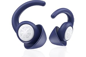 BUENSUENO Ear Plugs for Sleeping Noise Cancelling 2 Pairs Noise Reduction Earplugs for Sleep Soft Silicone Hearing Protection Earplug for Snoring Work Construction Noise Sensitive (Dark Blue)