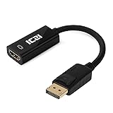 DisplayPort to HDMI, ICZI 4K DP to HDMI Adapter for