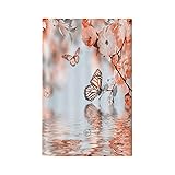 Xuejiaku Decorative Switch Plate Covers Orange Pink