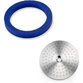 IMS Precision Shower Screen GA200IM And E61 8.5mm Silicone Gasket Replacement For Gaggia Classic Espresso Machines e61 shower screen e61 gasket