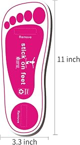 Reneebeautytan 120 Pairs Disposable Pink Sticky Feet 240 Total For Tanning view 2