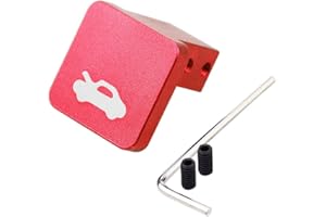 TASAN RACING Aluminum Hood Release Latch Handle Repair Kit for Honda Civic 1996-2005, CRV 1997-2006, Element 2003-2011 Red