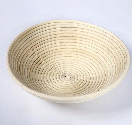 Dogoo Panier Rond De 22 9 Cm Pour Boulangers Professionnels Et Domestiques Doublure En Tissu Pour Faire Du Pain Au Four En Forme De Boules De Pain Amazon Fr Cuisine Maison