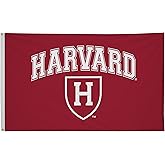 Harvard Crimson College Sports Printed Flag - NCAA Licensed - Nylon - School Banner (Red, White) (3' x 5')