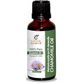 Blue Chamomile Oil (Matricaria Recutita Syn M. Chamomilla) Essential Oil 100% Pure Natural Undiluted Uncut Therapeutic Grade Oil 0.16 Fl.OZ