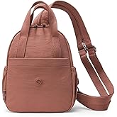 kakarin choyx Mini Nylon Women 11 Inch Backpacks Simple Lightweight Durable Adjustable Shoulder Straps Travel Bag