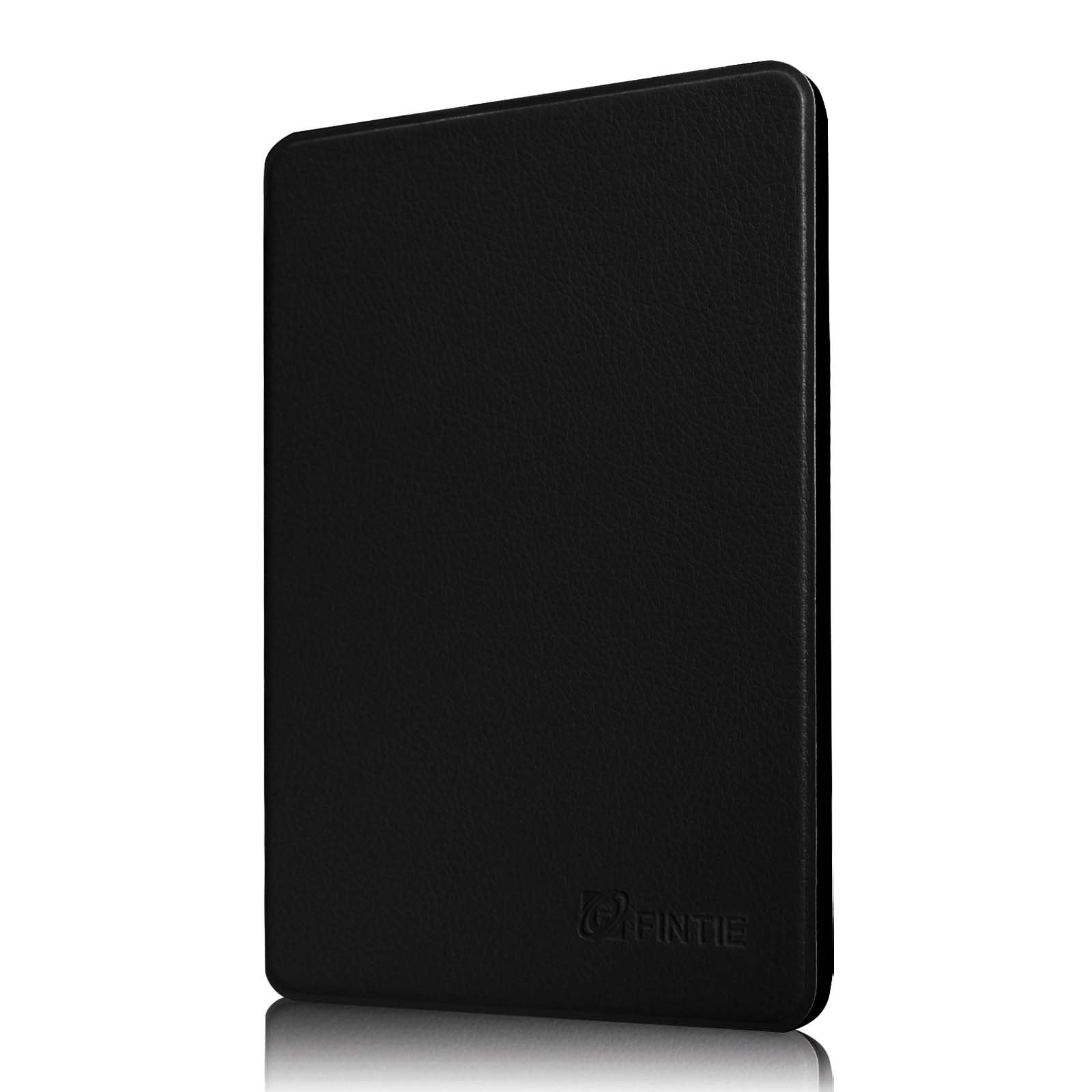 Fintie Slim Case for Kindle 5 & Kindle 4 - Slim Lightweight Shell PU Leather Protective Cover with Magnet Closure, Black