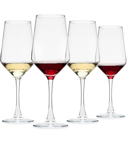 Royalrose Premium Delight Vintage Red Wine Glasses Set Of 4, 15.7 - View #11