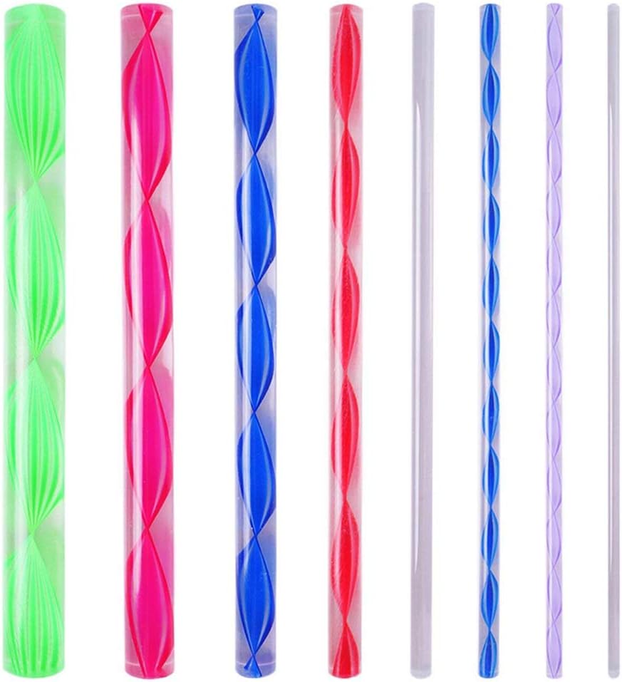 Joyibay 8PCS Acrylic Rod Assorted Sizes Mandala Dotting DIY Mandala Art Tool for Rock