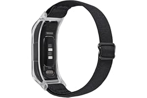 C2D JOY Elastic Nylon Bands Compatible with Garmin Vivosmart 5 tracker Replacement Bands with Case