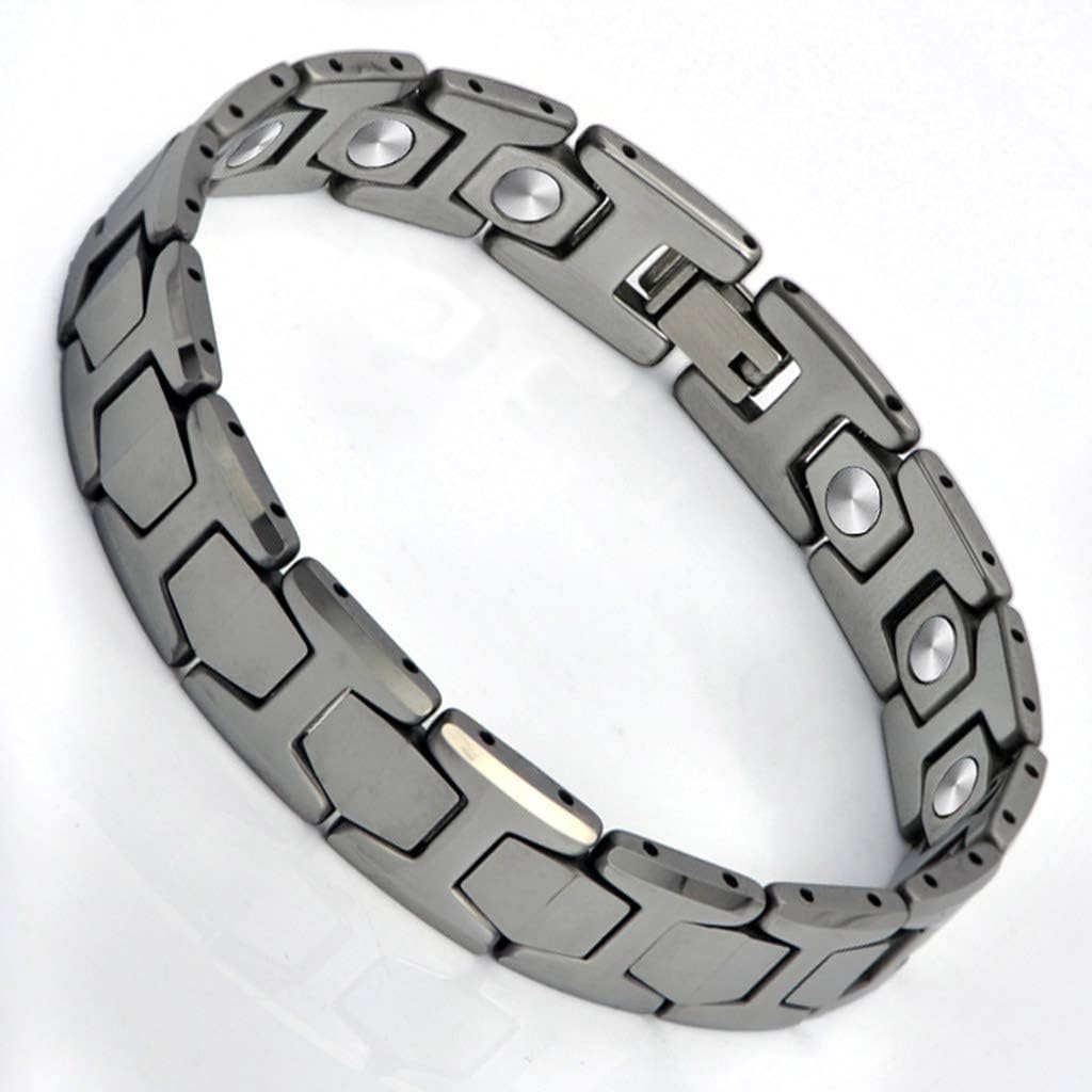 Tungsten Steel Bracelet Germanium Bracelet Unisex Tungsten Steel Germanium Bracelet to Relieve Pain