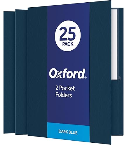 Amazon.com: Oxford 54443 Twin-Pocket Folders, Laminated,200 Sht