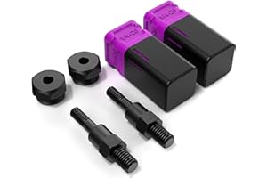 FOREVTL Replacement Mandrel for Rivet nut tool, manual rivet nut gun Mandrel and Nose Pieces Accessary (SAE 1/4-20, 2pcs)