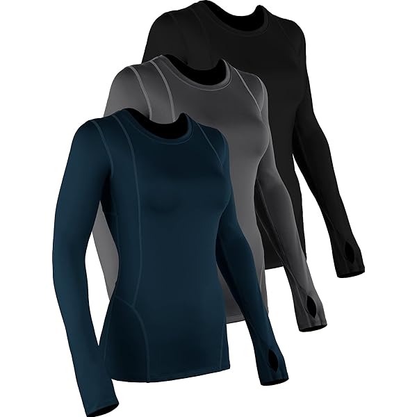 CADMUS Women's Compression Long Sleeve Top - Moisture-Wicking, Sun Protection For Workouts, Yoga, Hiking
