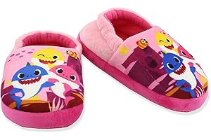 Baby Shark Toddler Kids Plush Aline Slippers