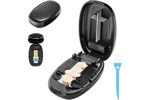 Pill Cutter Splitter, 1/2 1/4 Pill Slicer for Small and Tiny Pill, Portable Tablet Cutter with Centering Device, 2 in 1 Stain