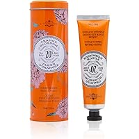 La Chatelaine Hand Cream Tin | 20% Organic Shea Butter, Argan Oil & Calendula | Moisturizing & Nourishing | 2.3 Oz (Orange Bl