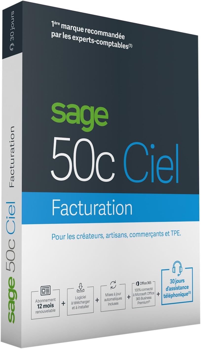 Sage 50c Facturation 30 Jours D Assistance Amazon Fr Logiciels