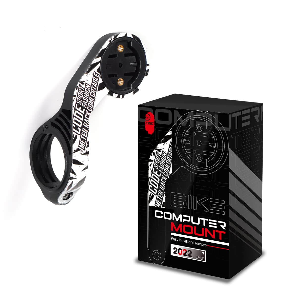 Chooee Out Front Mount for Garmin Edge Bike Handlebar Computer Mount Bicycle Mount for Garmin Edge 130 200 500 510 520 530 800 810 820 830 1000 1030 CODE