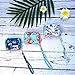 Inspring Credit Card Holder Wallets Organizer for Women Zipper Card Case for Girls with ID Holder and Wristlet Wrist Strap Fabric Floral Small Purse 11 Slots and Cash Pocket