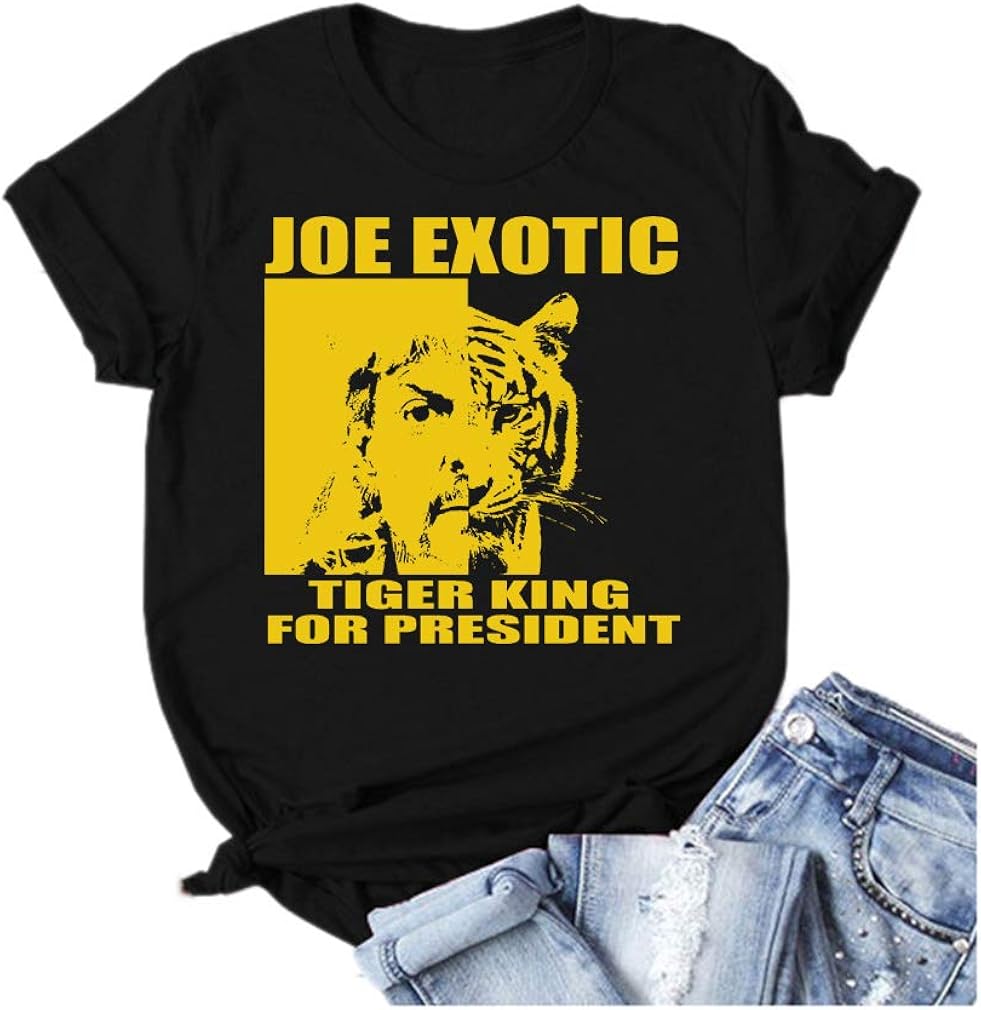 Amazon Com Womens Joe Exotic Shirt Tiger King T Shirt Joe Exotic