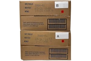 GENERIC 2026 Inspection U.S. Military Surplus MREs A and B Case – 2 Cases of 12 each Meals ready Eat | Genuine Military Rations with Flameless Heaters | Long Shelf-Life Emergency Food Supply