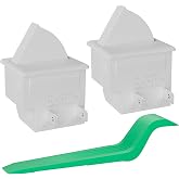 RVMARINEPAT Refrigerator Door Light Switch 2Pin NC 6A 250V AC Momentary Fridge Switch with Pry Bar Tool for GE Whirlpool, Maytag, Amana, Admiral, Kenmore, Magic Chef -2PCS