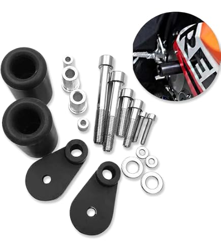 No-Cut Frame Slider Crash Protector For 2006-2007 Honda CBR1000RR | Black, Easy Install