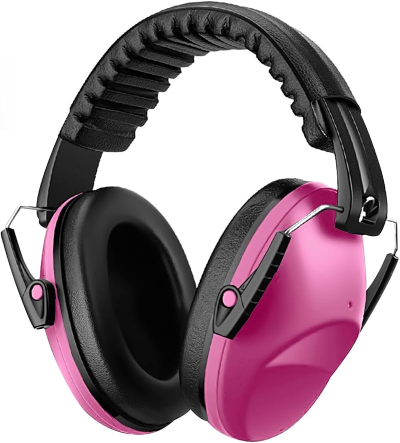 Kemraes Children's Noise Cancelling Ear Defenders Pink Autism Hearing