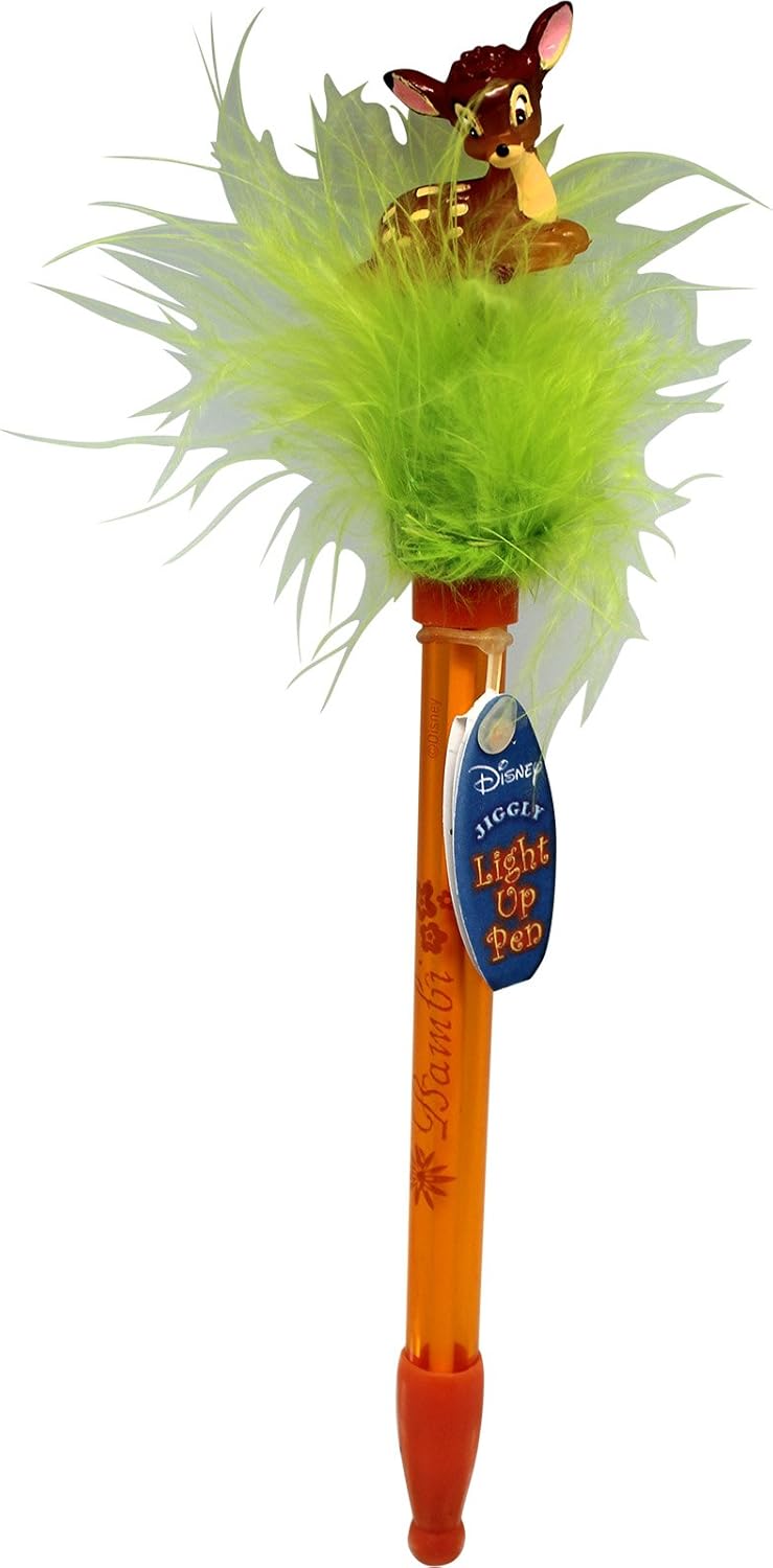 Orange Disney Bambi Jiggly Light Up Pen Amazon.co.uk Office Products