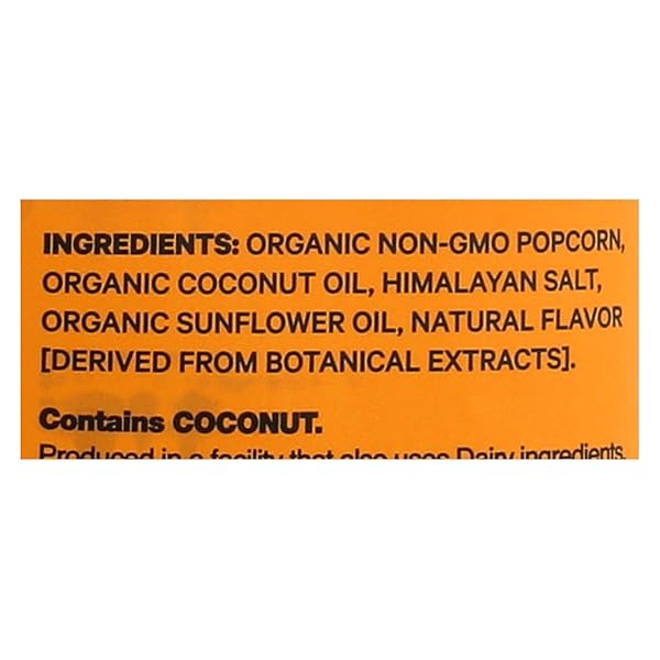 LESSER EVIL, PPCRN, OG2, BDHBWL, HIM GOLD, PACK OF 18, SIZE .88 OZ, (GLUTEN FREE KOSHER VEGAN 95%+ ORGANIC)18
