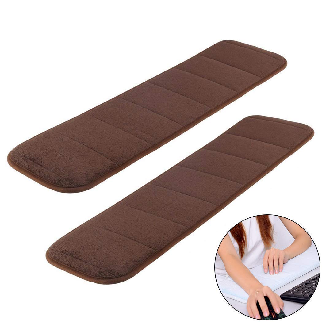 AMEI 2Pcs Computer Wrist Rest Arm Pad Keyboard Wrist Elbow