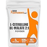 BULKSUPPLEMENTS.COM L-Citrulline Malate 2:1 Powder - Citrulline Malate 2 1 - Unflavored L Citrulline Malate - 3g per Servings