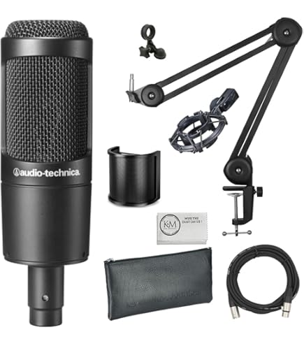 Amazon.com: Audio-Technica AT2035 Cardioid Condenser Microphone