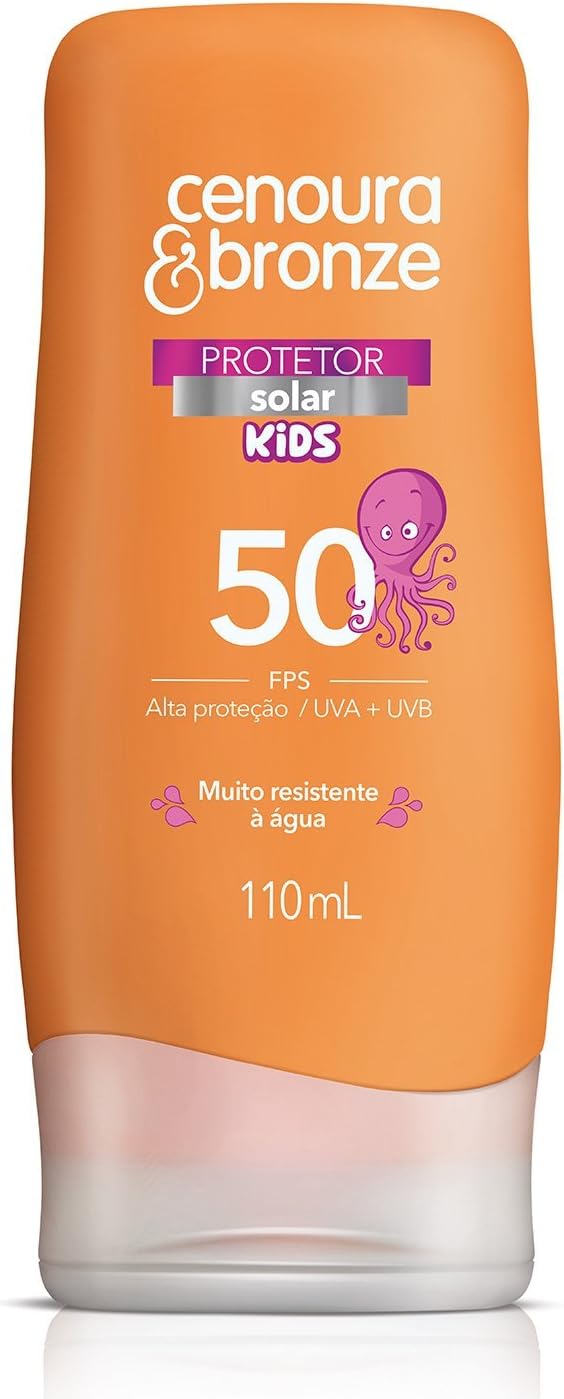 Protetor Solar Kids Fps50 110ml - Cenoura E Bronze
