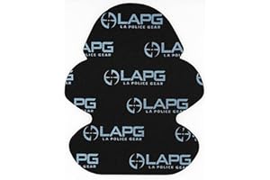 LA Police Gear Neoprene Tactical Knee Pads, Slip in Internal Knee Pads for Work Pants, Protective Neoprene Knee Pad Inserts