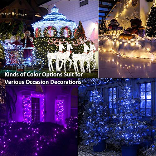 Brizled Color Changing Christmas Lights, 66ft 200 LED RGB String Lights
