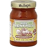 Mrs. Renfro's Mango Habanero Salsa, Salsa for Dips, Appetizers and Entrees, Gluten Free, No Added Sugar, Non-GMO, 473ml