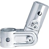 Fanmao 10 Sets Adjustable Angle Pipe Clamp Connector, Fits 3/4" EMT Conduit | 2-Way Pivot Angle Up To 90&deg;