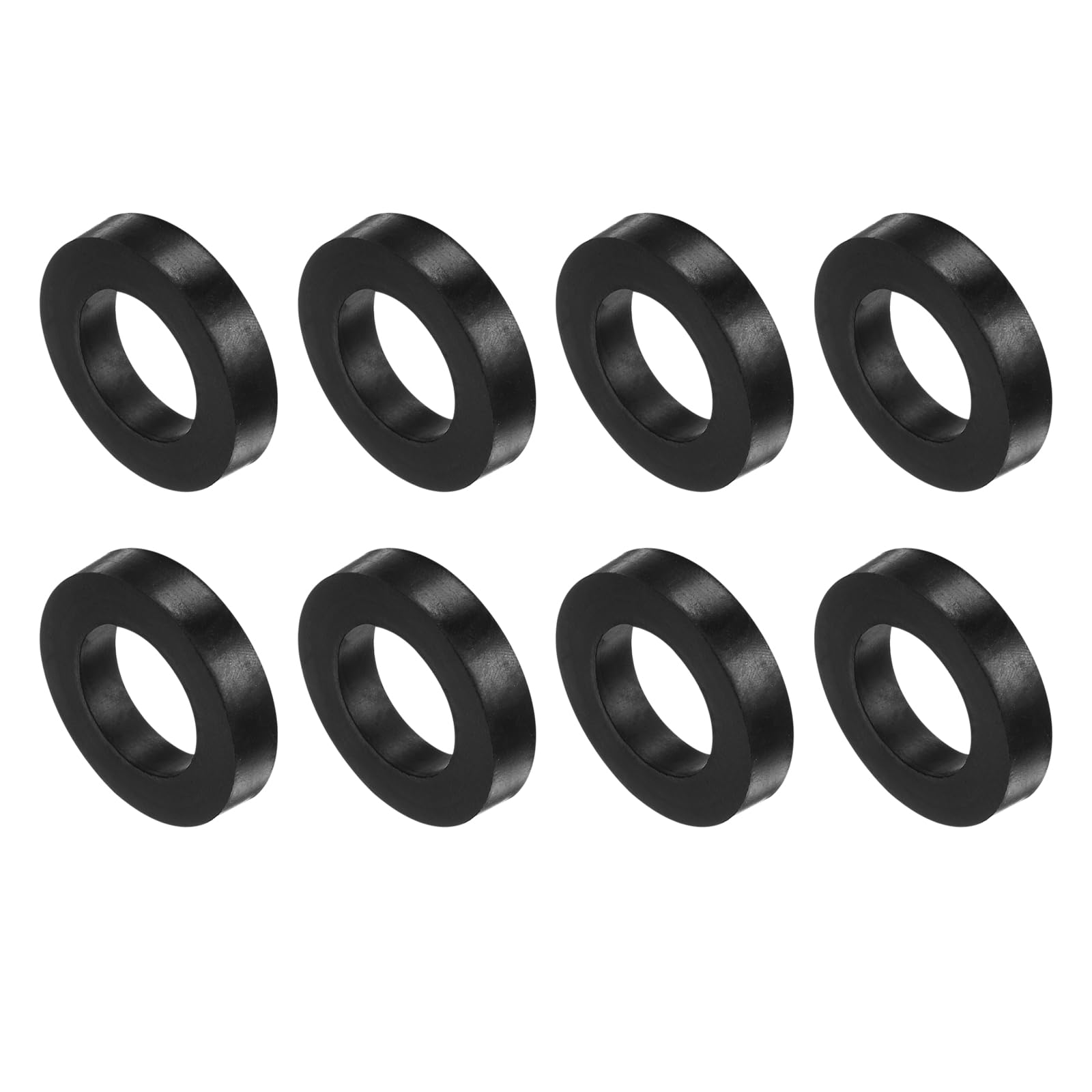 Kozelo 8pcs Rubber Spacer [10x26x50mm] Anti Vibration Isolation Pads, for Home Cars Boat Accessories, Neoprene, Black